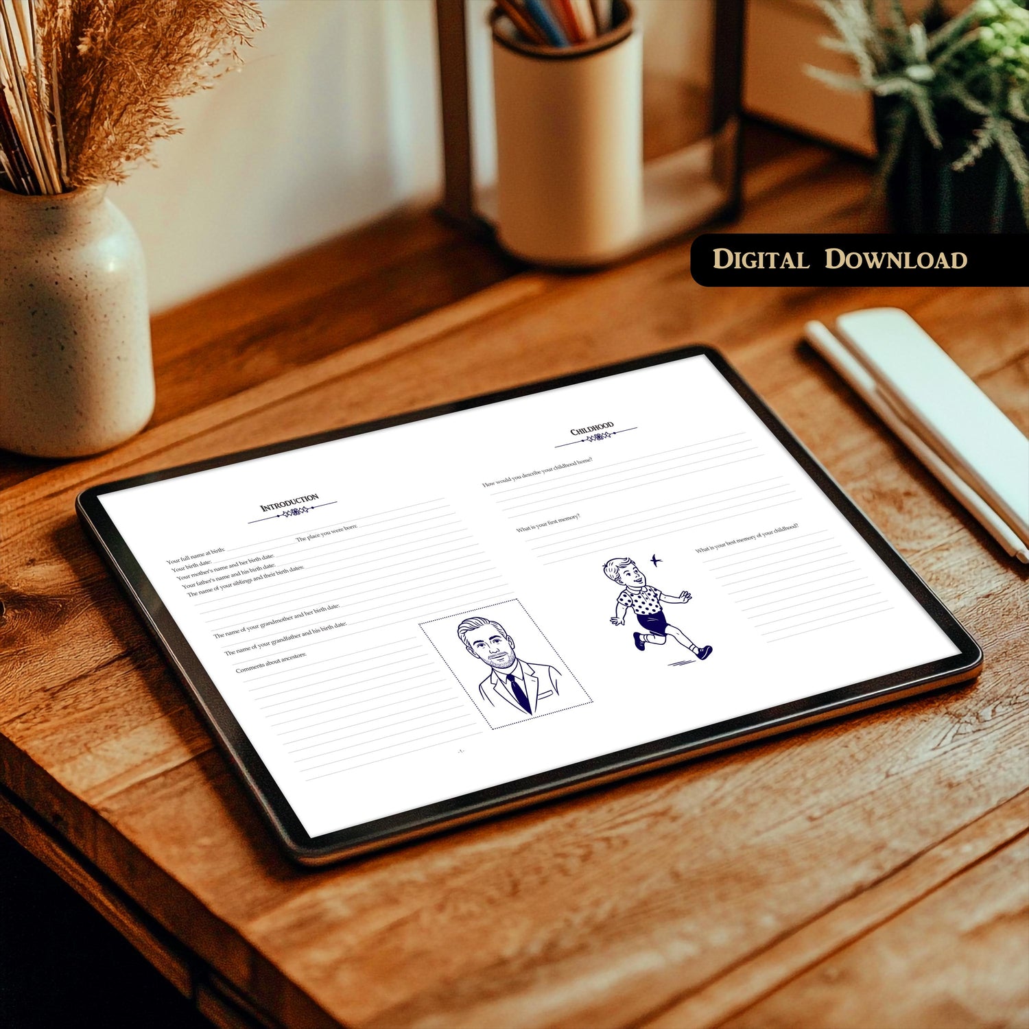 Digital Memory Journals in PDF