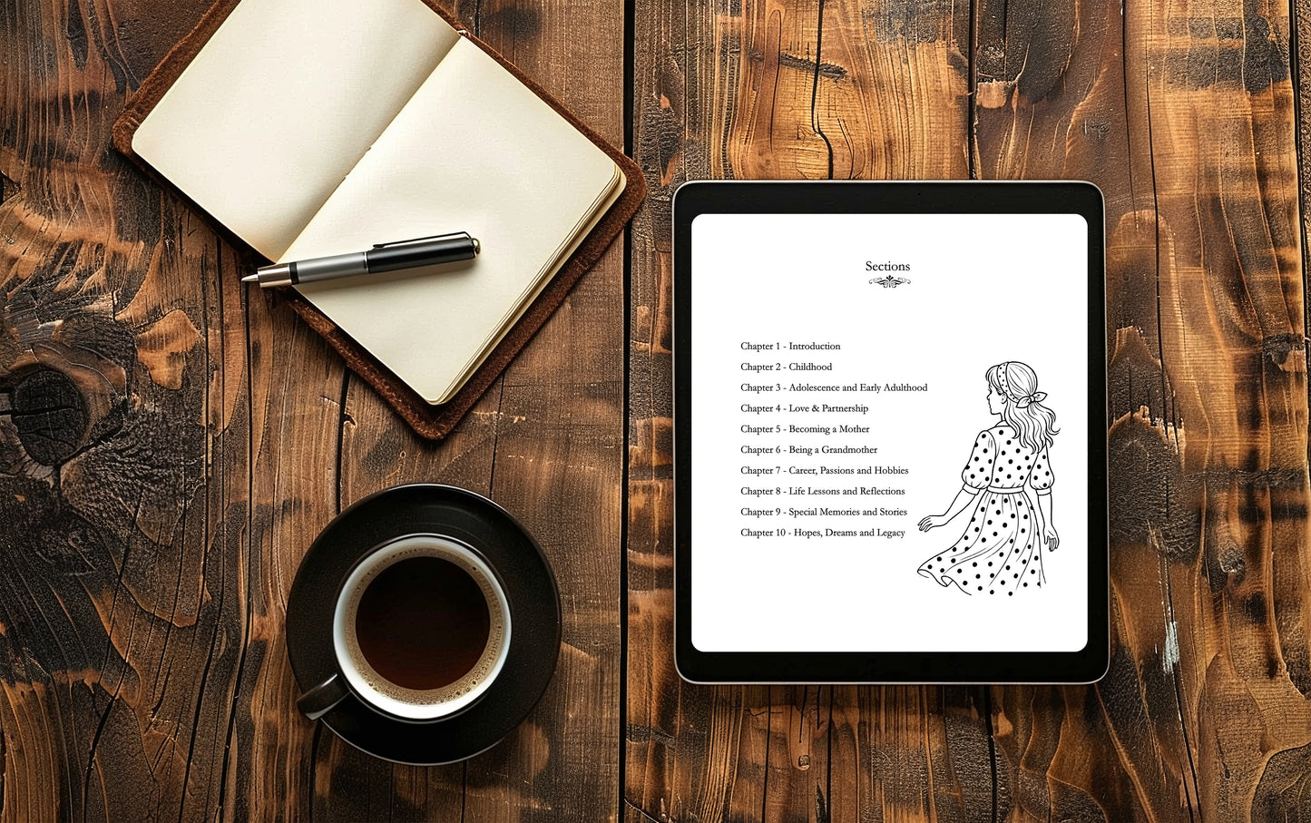 "Story Of My Grandma" Digital Guided Memory Journal