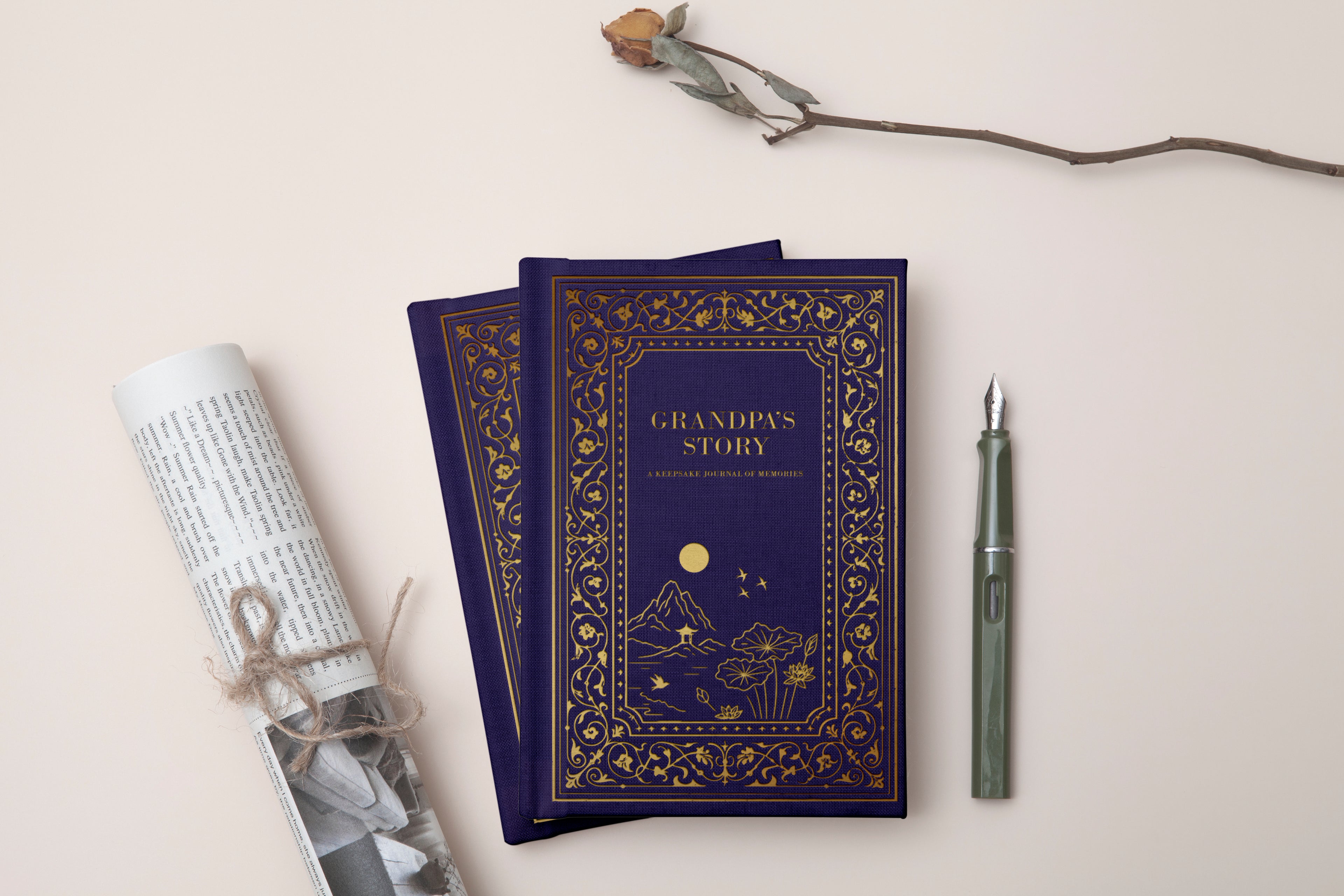 Load video:  Guided memory book journal with prompts video